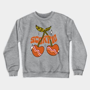 Scorpio Cherries Crewneck Sweatshirt